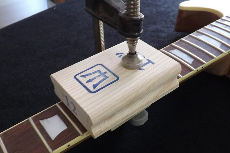 WOOD SANDING RADIUS BLOCKS FOR FINGERBOARD/FRETBOARD 100MM