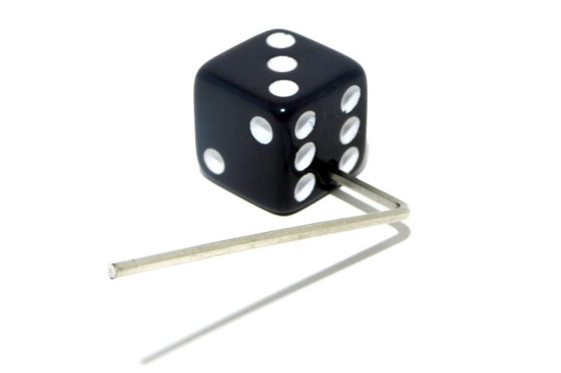 BOTONES DADOS NEGROS