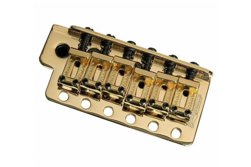 GOLD WILKINSON WVC STRATOCASTER TREMOLO BRIDGE