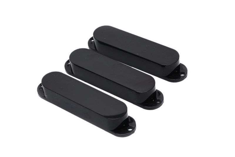 CUBIERTAS CERRADAS PARA PASTILLAS SINGLE COIL NEGRAS