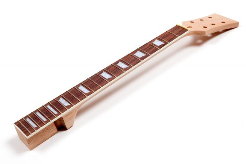 MASTIL LES PAUL DE CAOBA Y PALO ROSA TRAPECIOS ENCOLADO