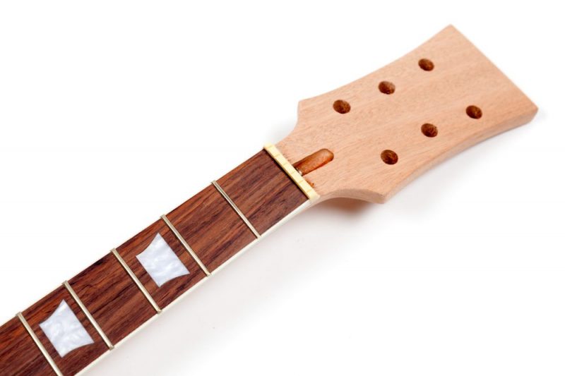 MASTIL LES PAUL DE CAOBA Y PALO ROSA TRAPECIOS ENCOLADO