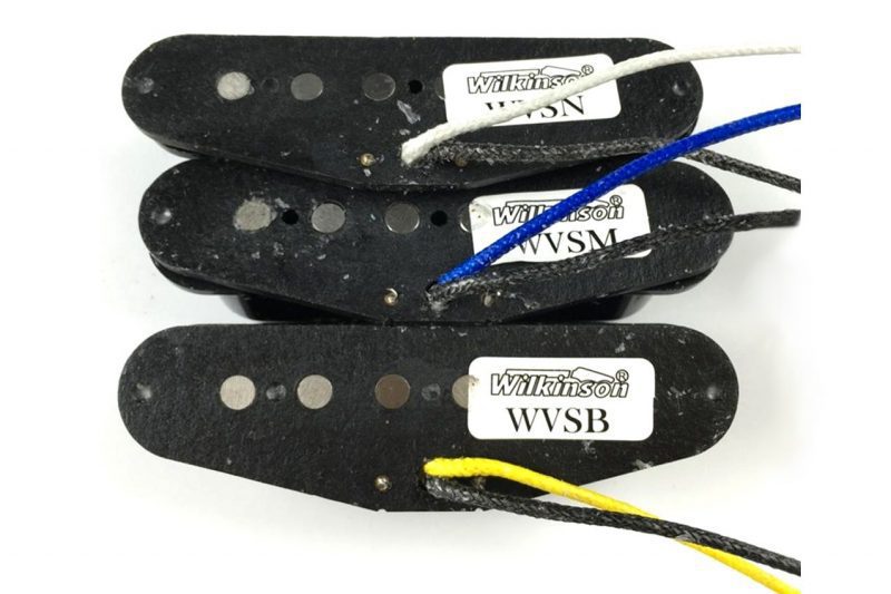 CREAM WILKINSON VINTAGE 60's WVS ALNICO V SINGLE COIL PICKUPS