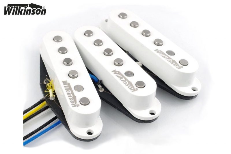 WHITE WILKINSON VINTAGE 60's WVS ALNICO V SINGLE COIL PICKUPS