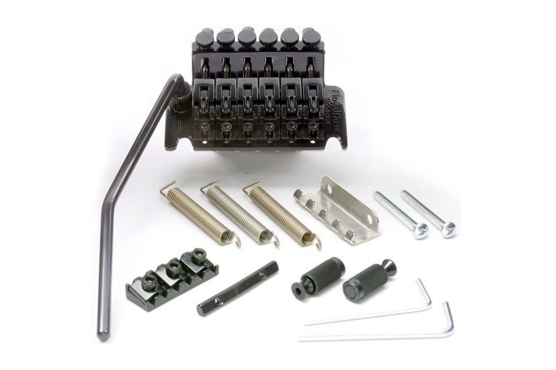 BLACK FLOYD ROSE SPECIAL FRTS2000 DOUBLE LOCKING TREMOLO BRIDGE