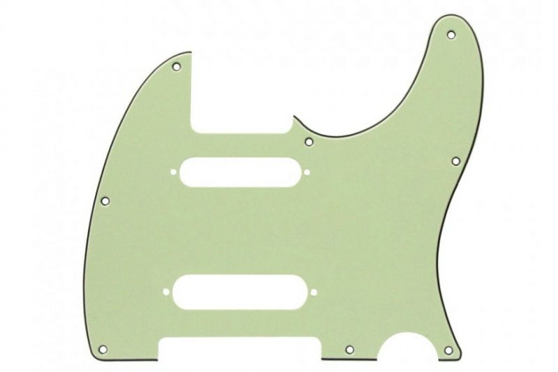 PICKGUARD TELECASTER NASHVILLE MINT GREEN 3 CAPAS