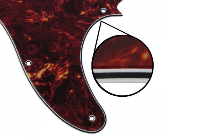 PICKGUARD TELECASTER NASHVILLE ROJO TORTOISE 4 CAPAS