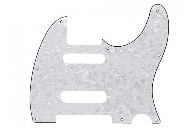 PICKGUARD TELECASTER NASHVILLE BLANCO PERLADO 4 CAPAS