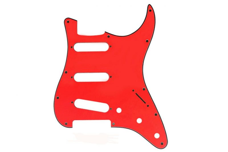 PICKGUARD STRATOCASTER SSS ROJO