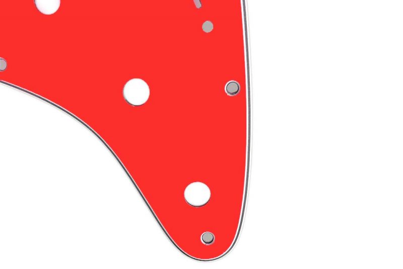 PICKGUARD STRATOCASTER SSS ROJO