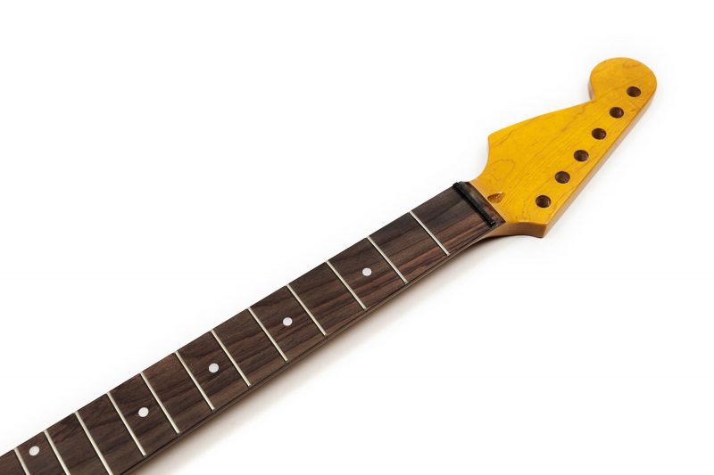 MASTIL STRATOCASTER INVERTIDO DE ARCE Y PALO ROSA 21 TRASTES VINTAGE TINT GLOSS