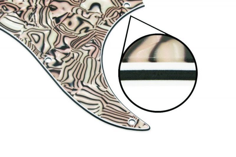 BOA STRIPE STRATOCASTER PICKGUARD SSS 4 PLY