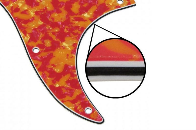 PICKGUARD STRATOCASTER SSS ORANGE SHELL