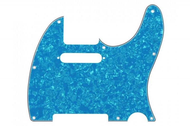 LIGHT BLUE PEARL TELECASTER PICKGUARD