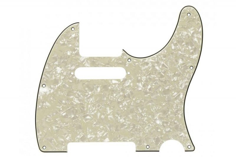 AGEL WHITE PEARL TELECASTER PICKGUARD