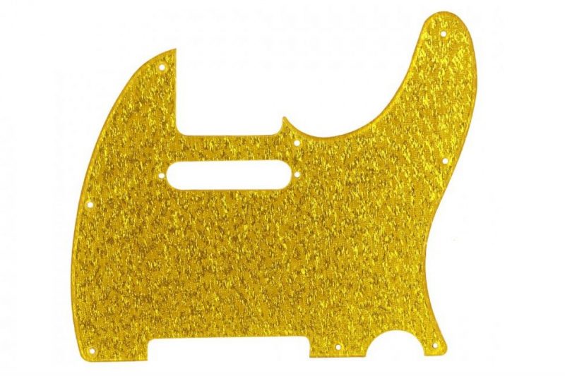 GOLD SPARKLE TELECASTER PICKGUARD