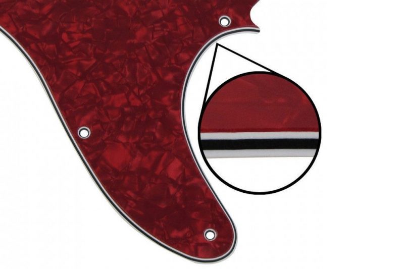 PICKGUARD TELECASTER ROJO PERLADO