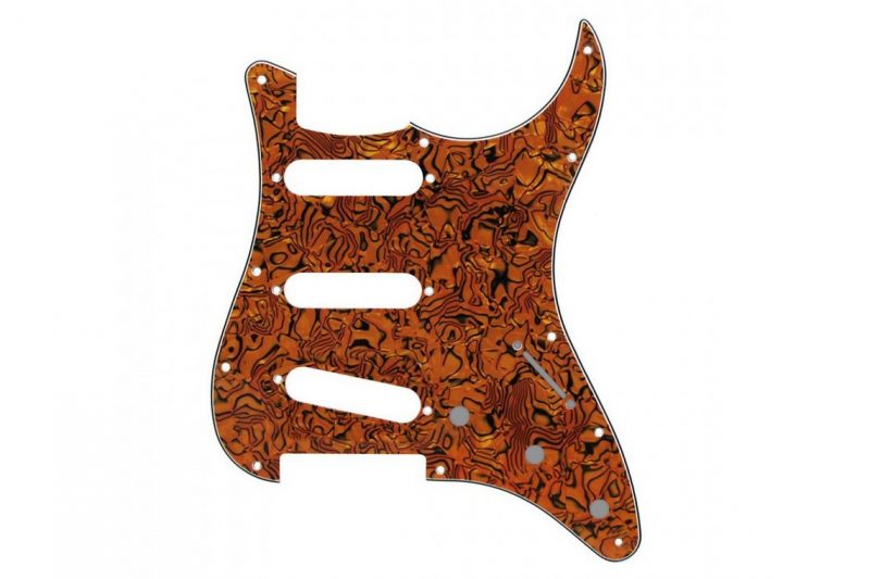 TIGUER STRIPE STRATOCASTER PICKGUARD SSS 4 PLY