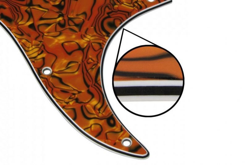 TIGUER STRIPE STRATOCASTER PICKGUARD SSS 4 PLY
