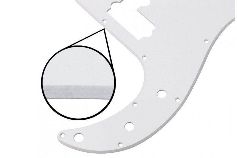 PICKGUARD PRECISION BASS BLANCO 1 CAPA