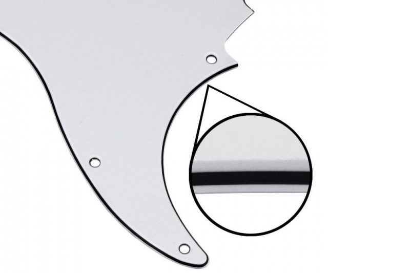 PICKGUARD PRECISION BASS BLANCO 3 CAPAS