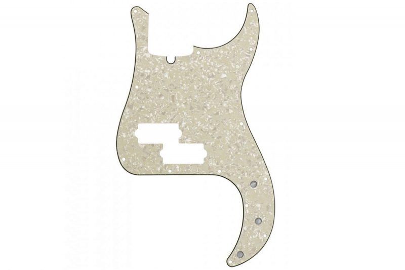 AGED WHITE PEARL 4PLY PRECISION BASS PICKGUARD