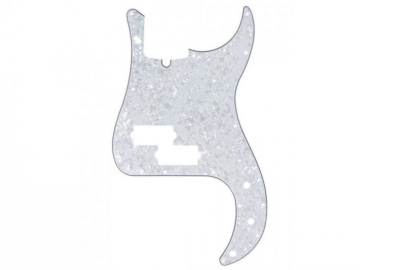 WHITE PEARL 4PLY PRECISION BASS PICKGUARD