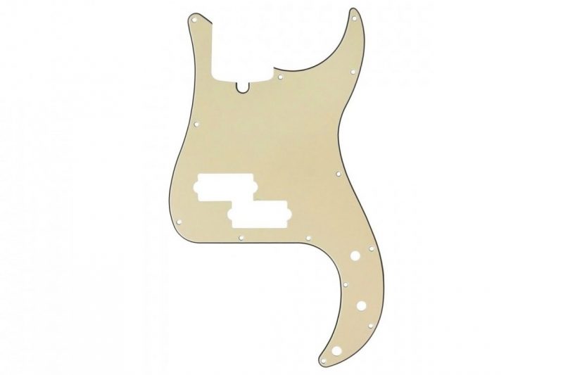PICKGUARD PRECISION BASS CREMA 3 CAPAS