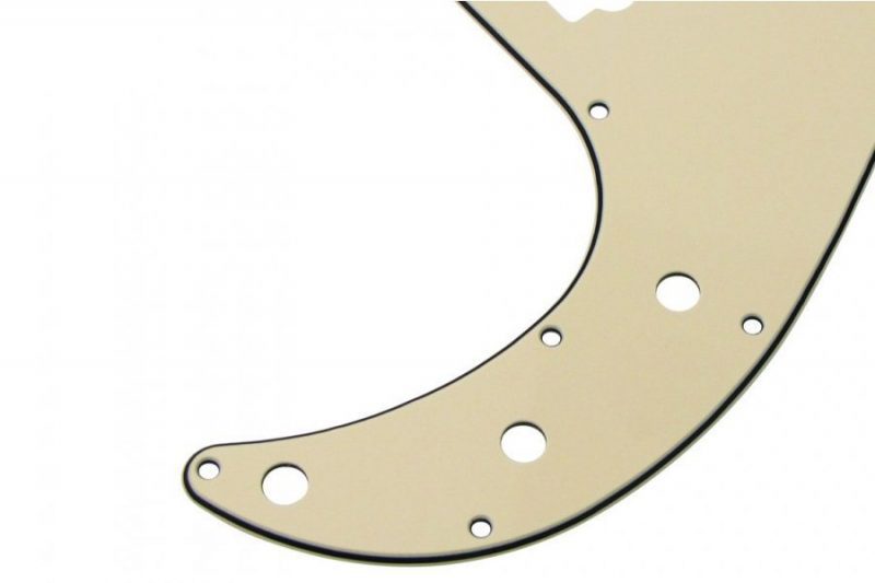 PICKGUARD PRECISION BASS CREMA 3 CAPAS