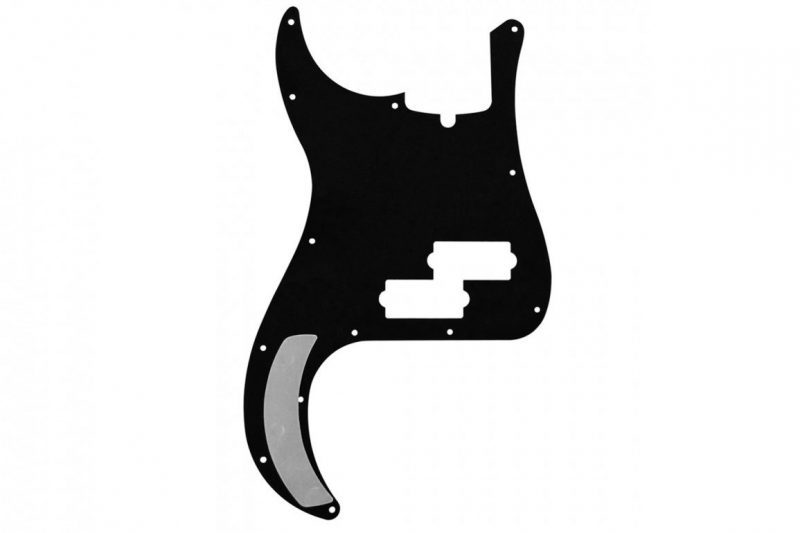 BLACK 1PLY PRECISION BASS PICKGUARD