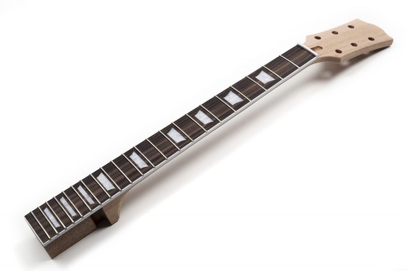 GIBSON HEADSTOCK MAHOGANY & ROSEWOOD TRAPEZIUMS SET-IN LES PAUL NECK