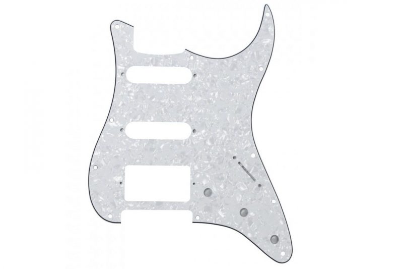 PICKGUARD STRATOCASTER HSS BLANCO PERLADO