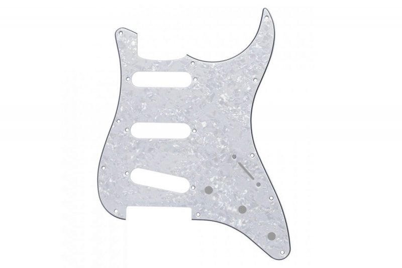 WHITE PEARL STRATOCASTER PICKGUARD SSS