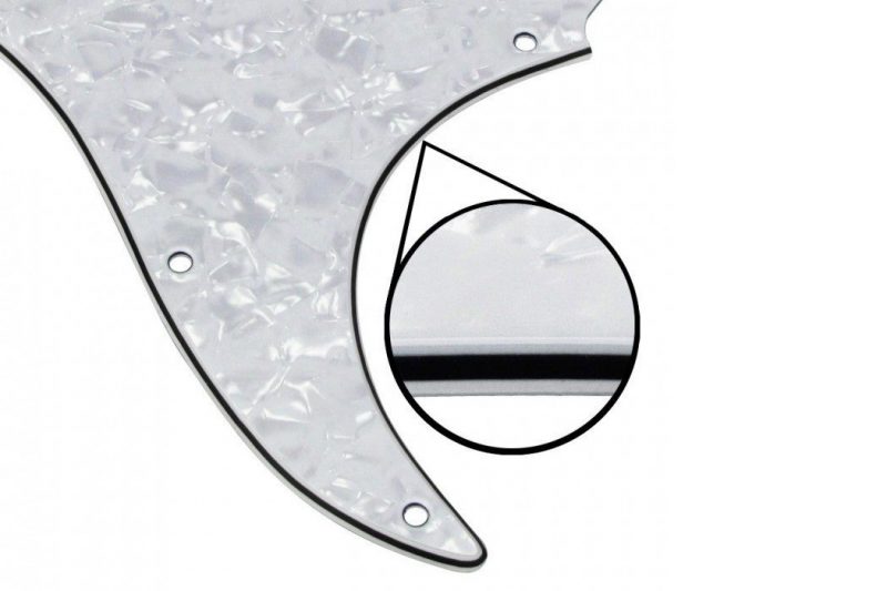 PICKGUARD STRATOCASTER HH BLANCO PERLADO