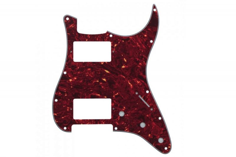 PICKGUARD STRATOCASTER HH ROJO TORTOISE