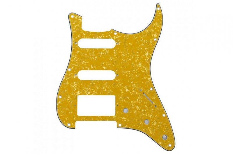 PICKGUARD STRATOCASTER HSS AMARILLO PERLADO
