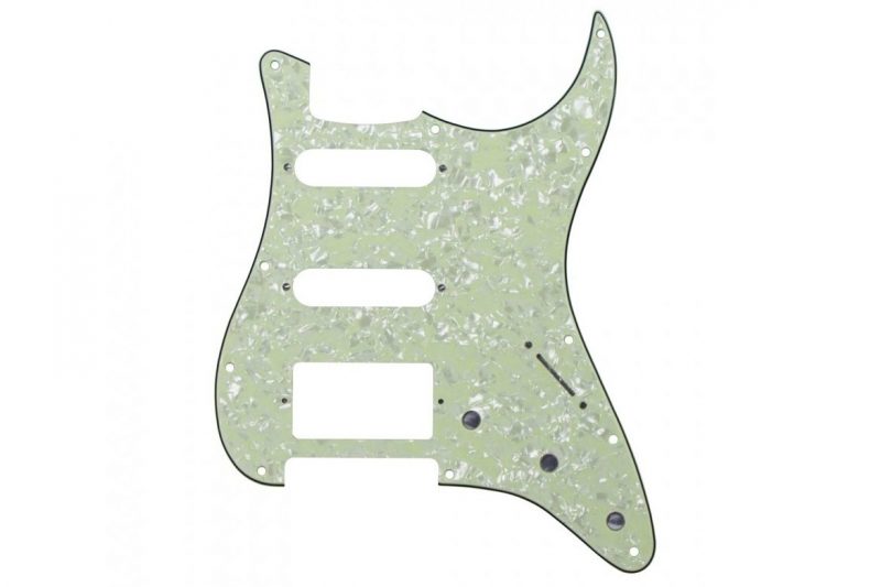 MINT GREEN PEARL STRATOCASTER PICKGUARD HSS