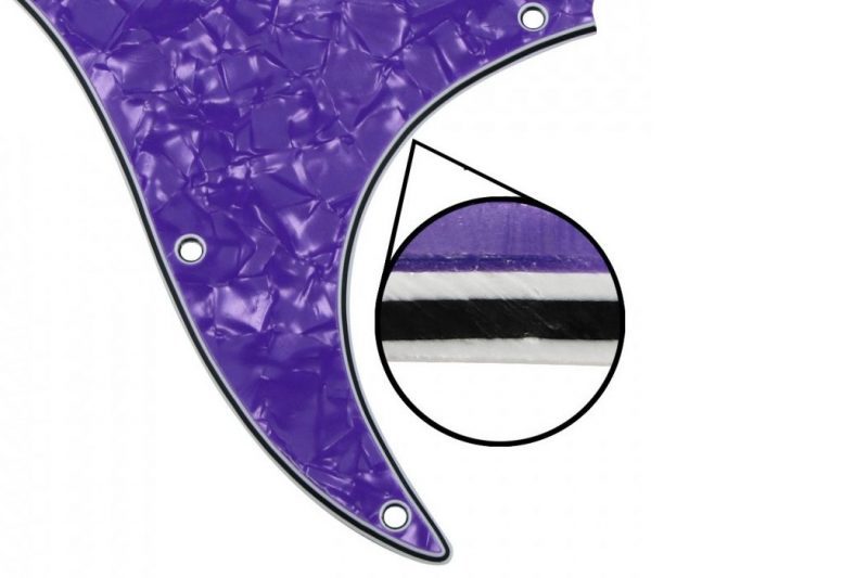 PICKGUARD STRATOCASTER HSS MORADO PERLADO