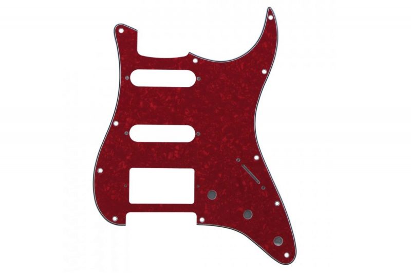 PICKGUARD STRATOCASTER HSS ROJO PERLADO