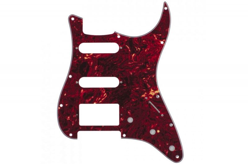 PICKGUARD STRATOCASTER HSS ROJO TORTOISE