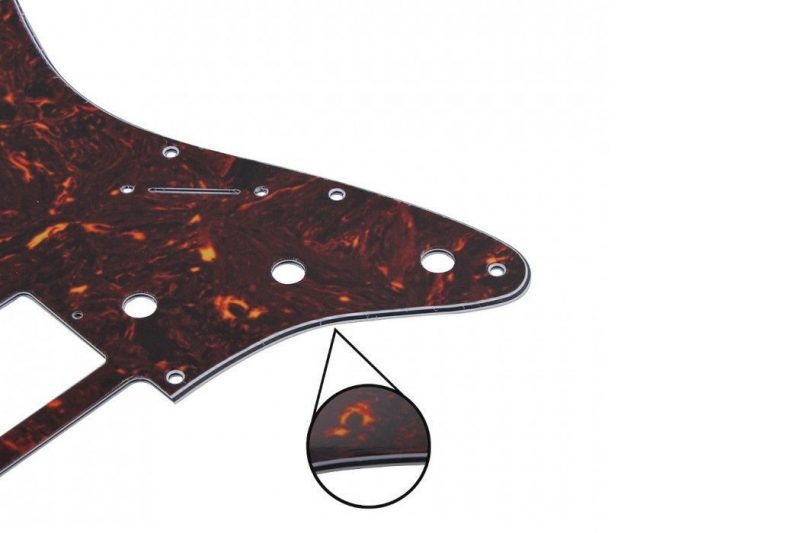 BROWN TORTOISE STRATOCASTER PICKGUARD HSH