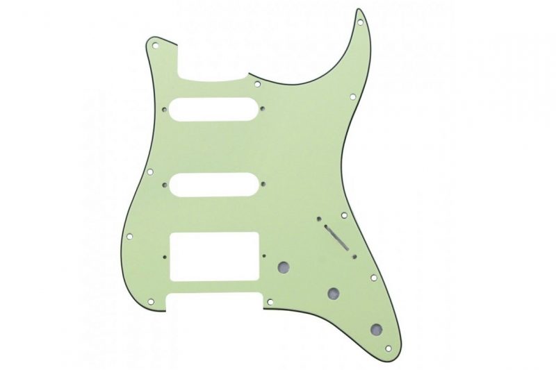 MINT GREEN 3PLY STRATOCASTER PICKGUARD HSS