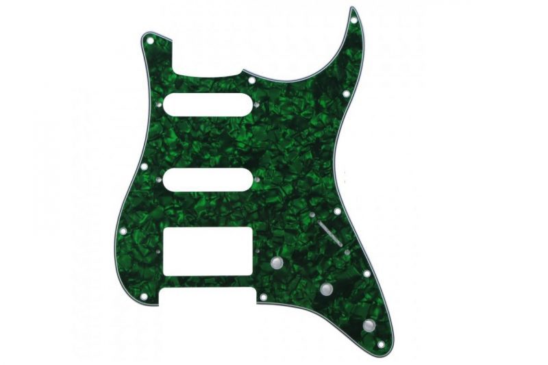 PICKGUARD STRATOCASTER HSS VERDE PERLADO