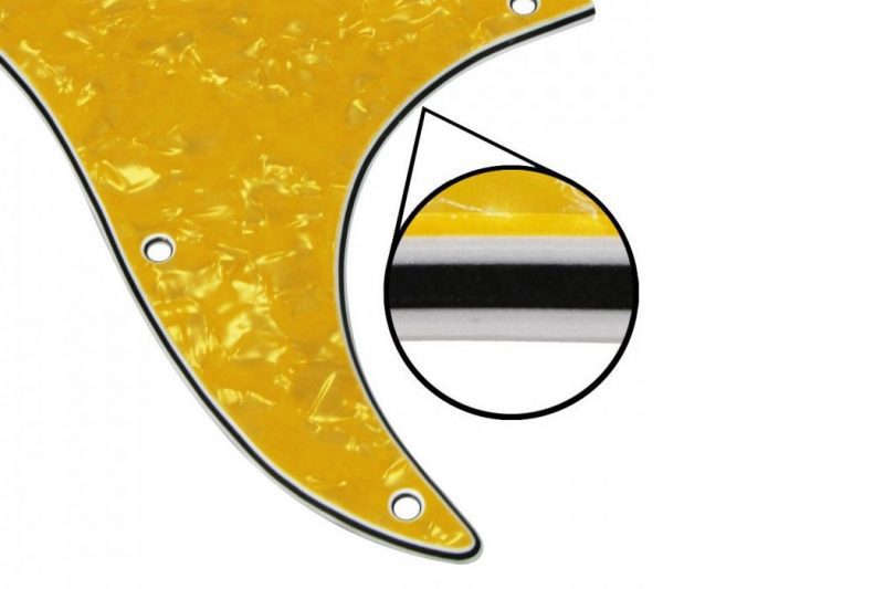 PICKGUARD STRATOCASTER HSS AMARILLO PERLADO
