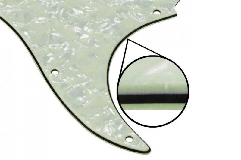 MINT GREEN PEARL STRATOCASTER PICKGUARD SSS