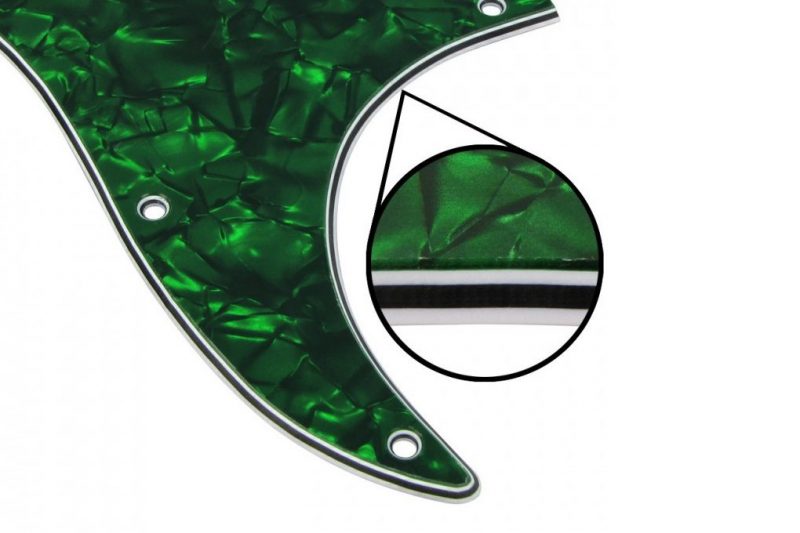 PICKGUARD STRATOCASTER HSS VERDE PERLADO