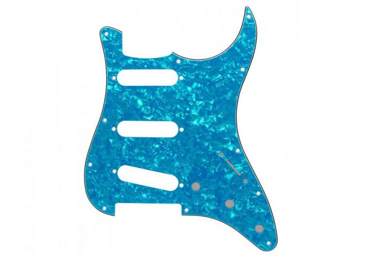 PICKGUARD STRATOCASTER SSS AZUL CLARO PERLADO