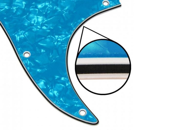 LIGHT BLUE PEARL STRATOCASTER PICKGUARD HSS