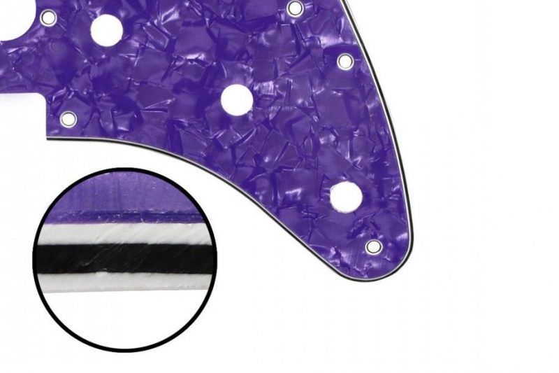 PICKGUARD STRATOCASTER SSS MORADO PERLADO