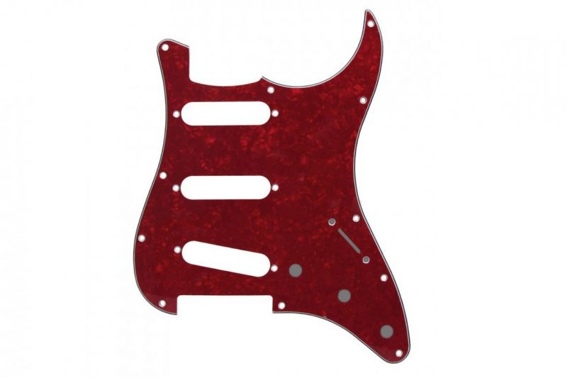 PICKGUARD STRATOCASTER SSS ROJO PERLADO